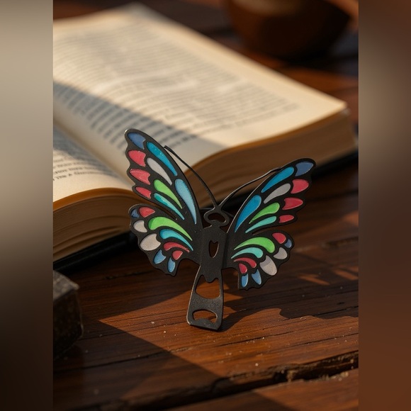 Boho butterfly candle holder - Picture 3 of 12